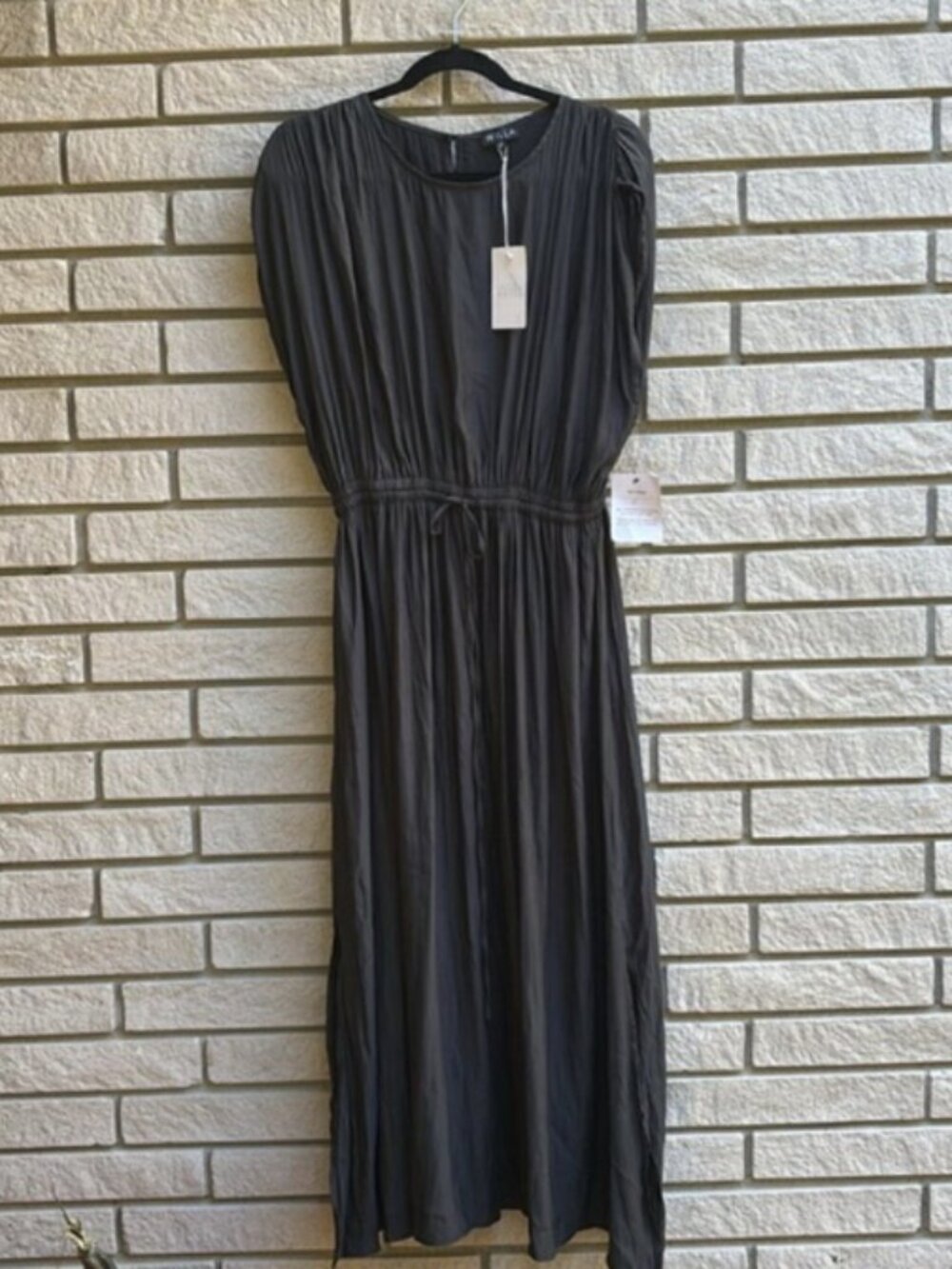 Willa Carol Midi Dress Black Size 10 - Picture 3 of 9